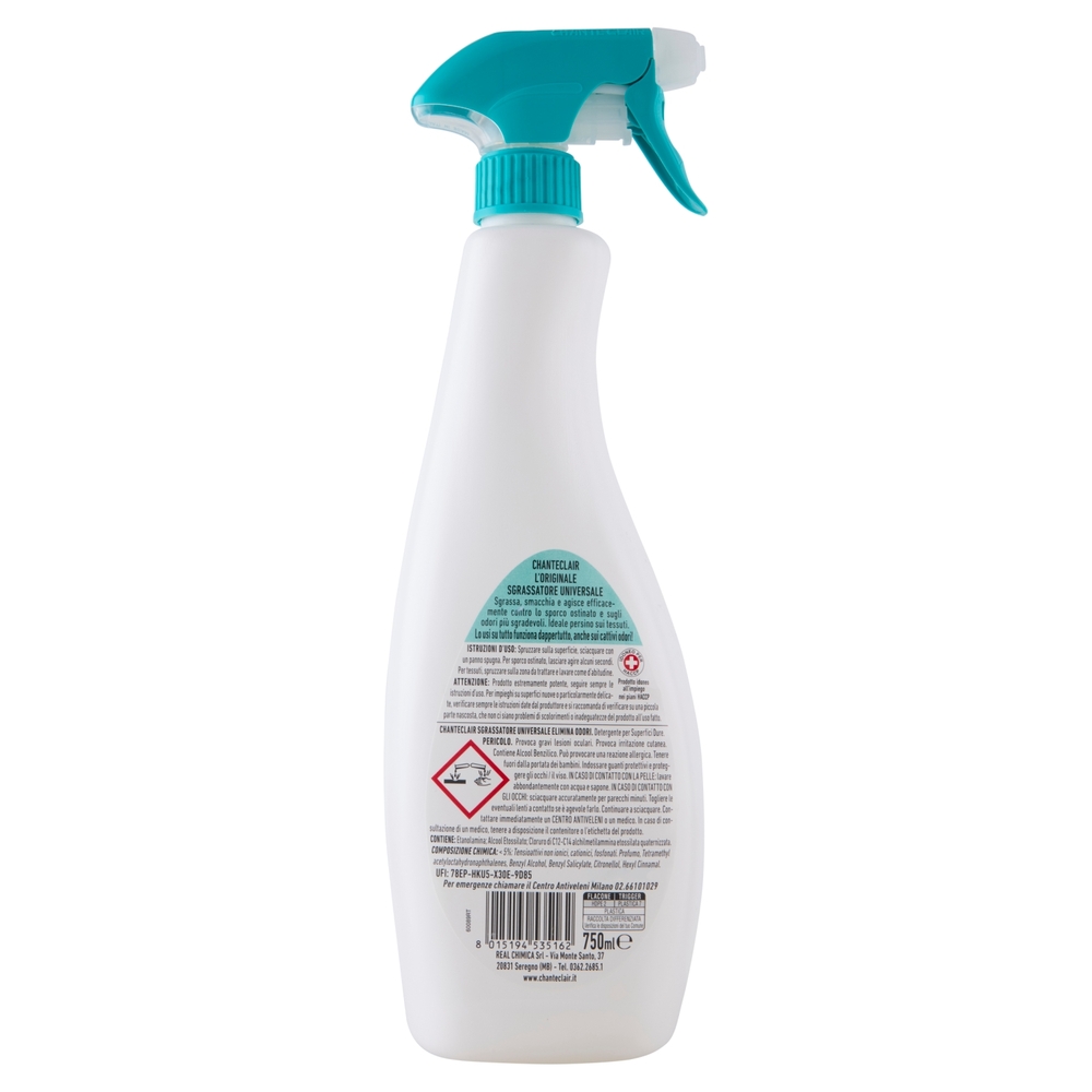 Chanteclair Sgrassatore Universale Elimina Odori 750 ml